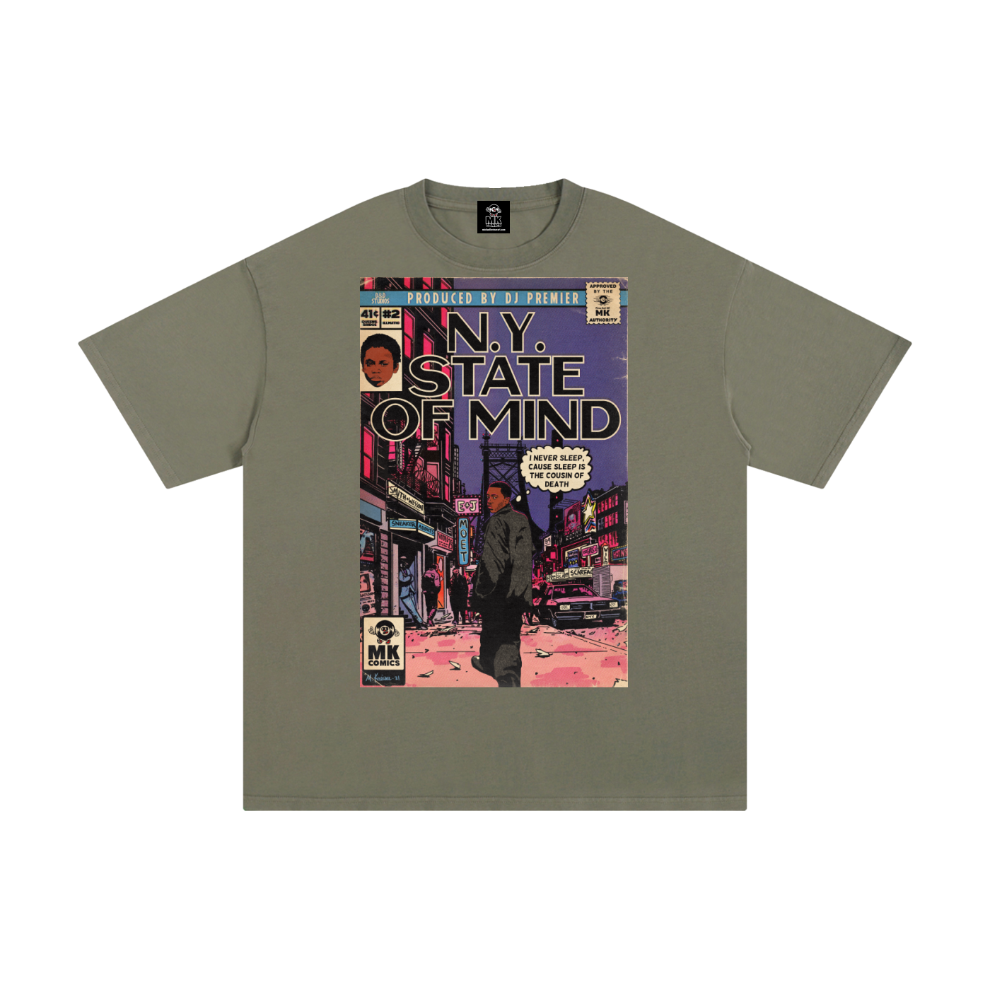 NY State of Mind - MK Classics - Unisex Pure Cotton T-Shirt