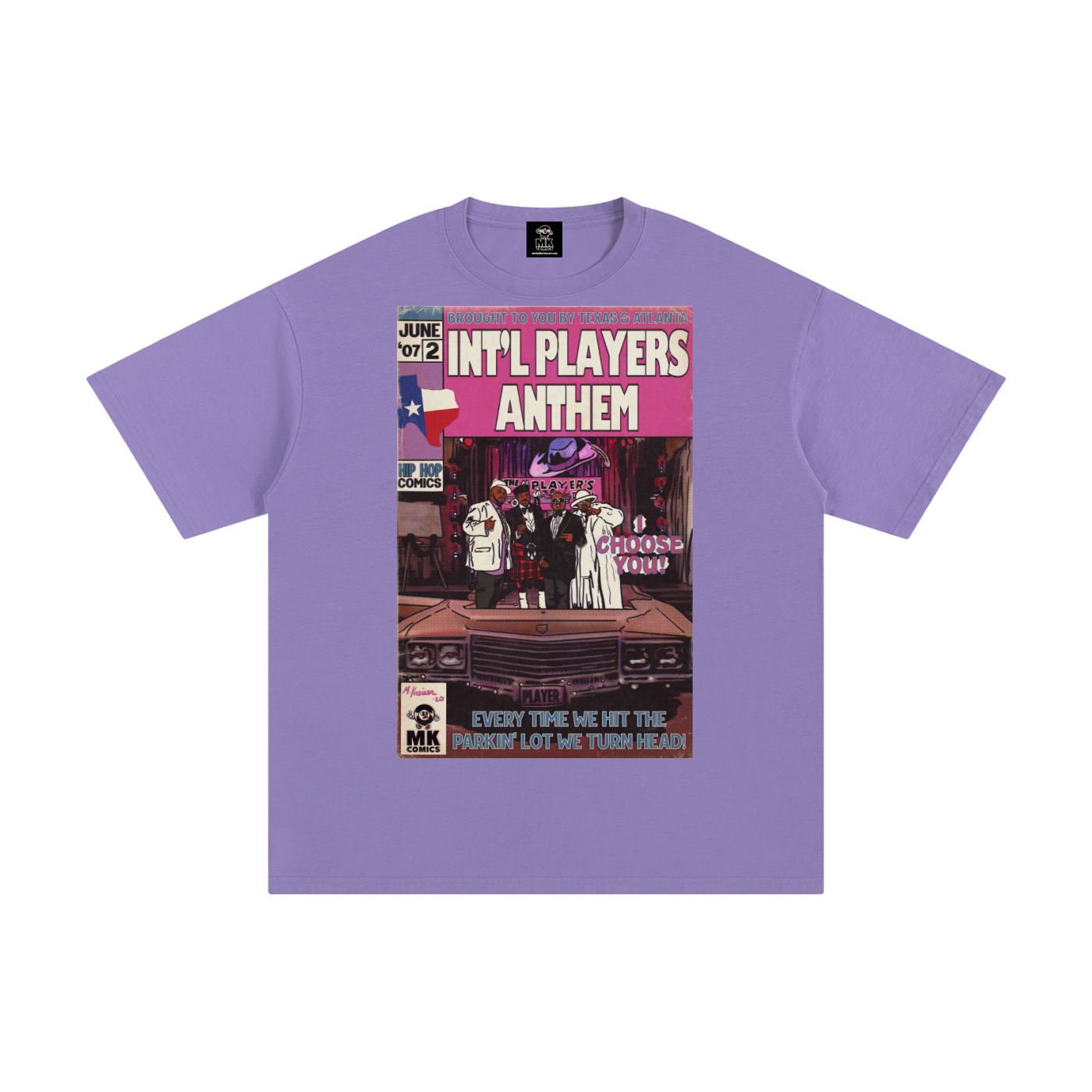 Int'l Players Anthem - MK Classics - Unisex Pure Cotton T-Shirt