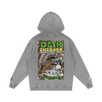 The Crappening -  Snow Washed Loose Cotton Hoodie