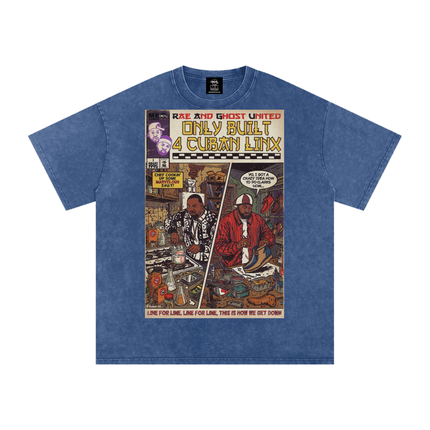 Only Built 4 Cuban Linx - Snow Washed Oversized Cotton T-Shirt