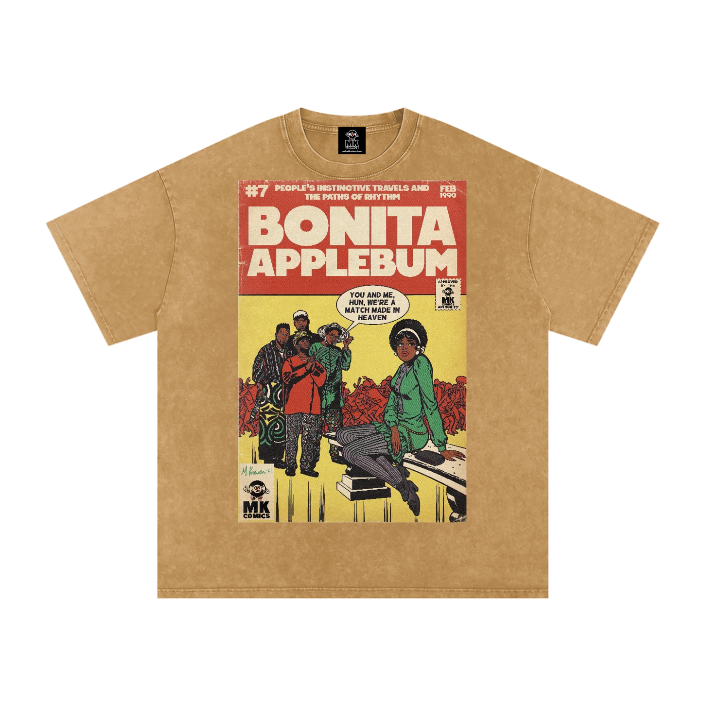 Bonita Applebum - Snow Washed Oversized Cotton T-Shirt