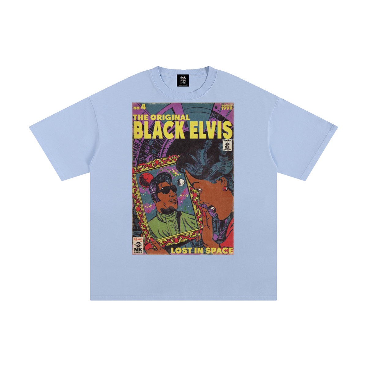 Black Elvis - Unisex Pure Cotton T-Shirt