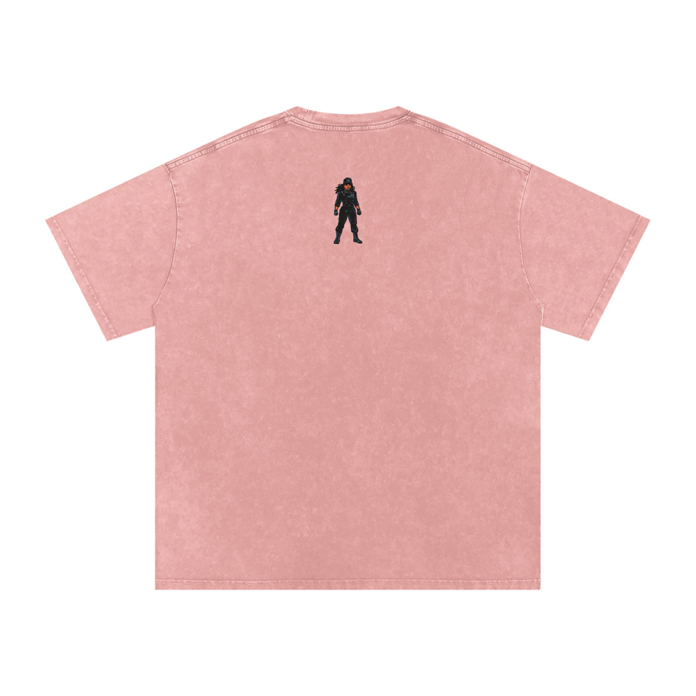 Rhythm Nation - Snow Washed Oversized Cotton T-Shirt
