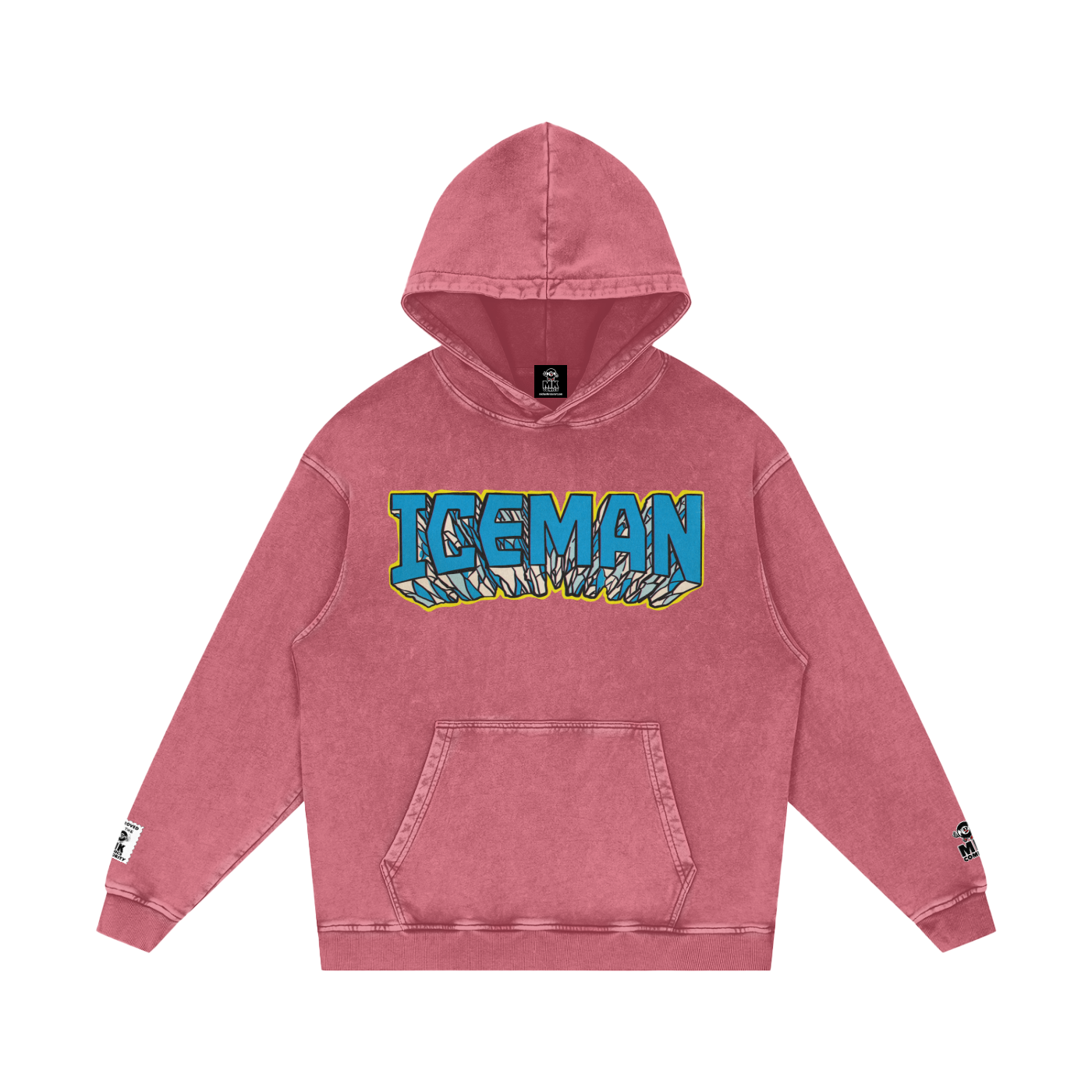 Iceman - Snow Washed Loose Cotton Hoodie