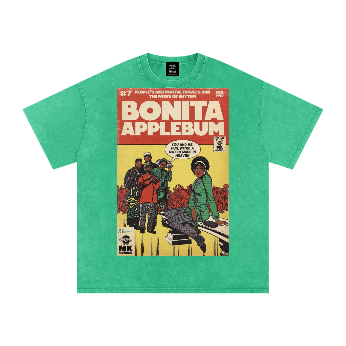 Bonita Applebum - Snow Washed Oversized Cotton T-Shirt
