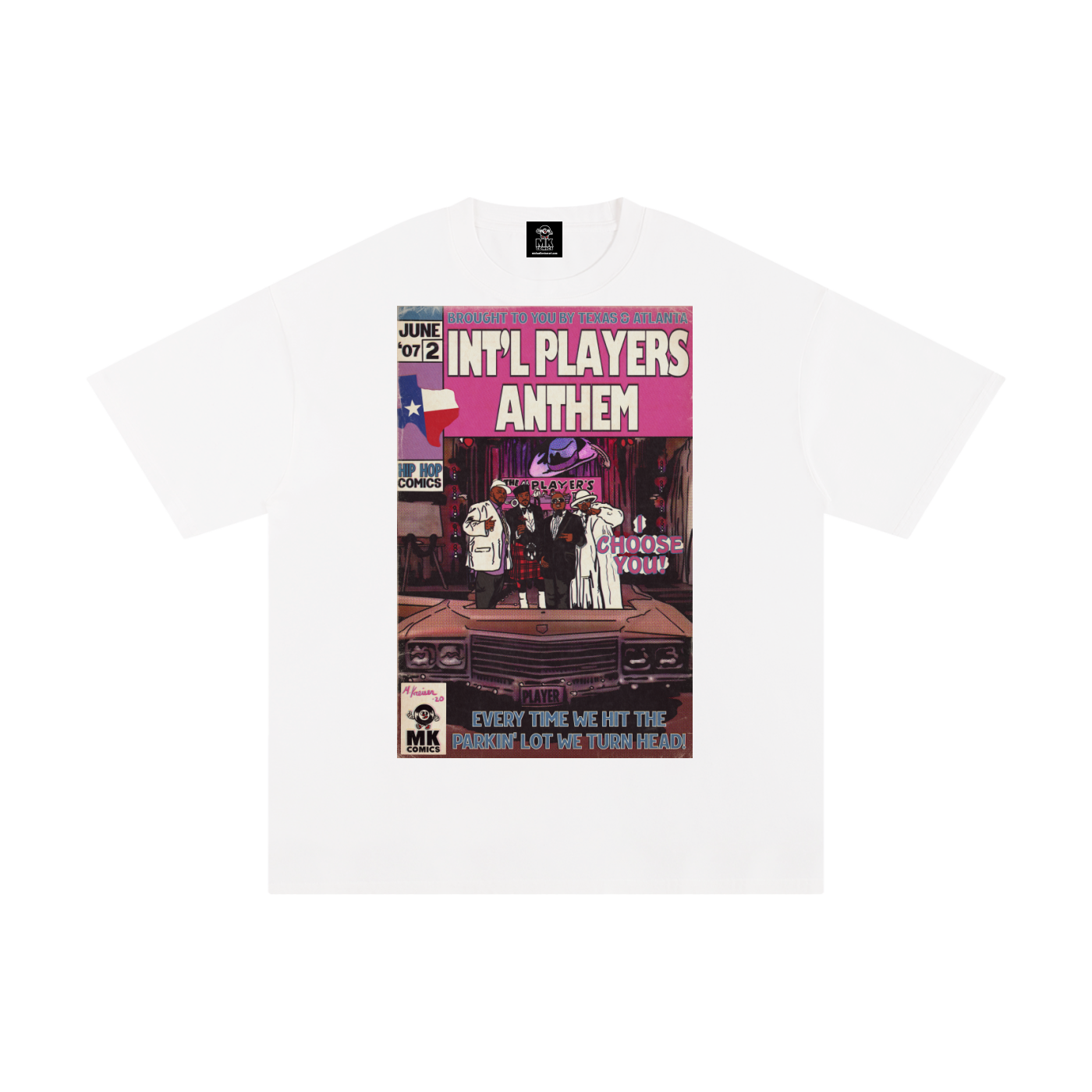 Int'l Players Anthem - MK Classics - Unisex Pure Cotton T-Shirt