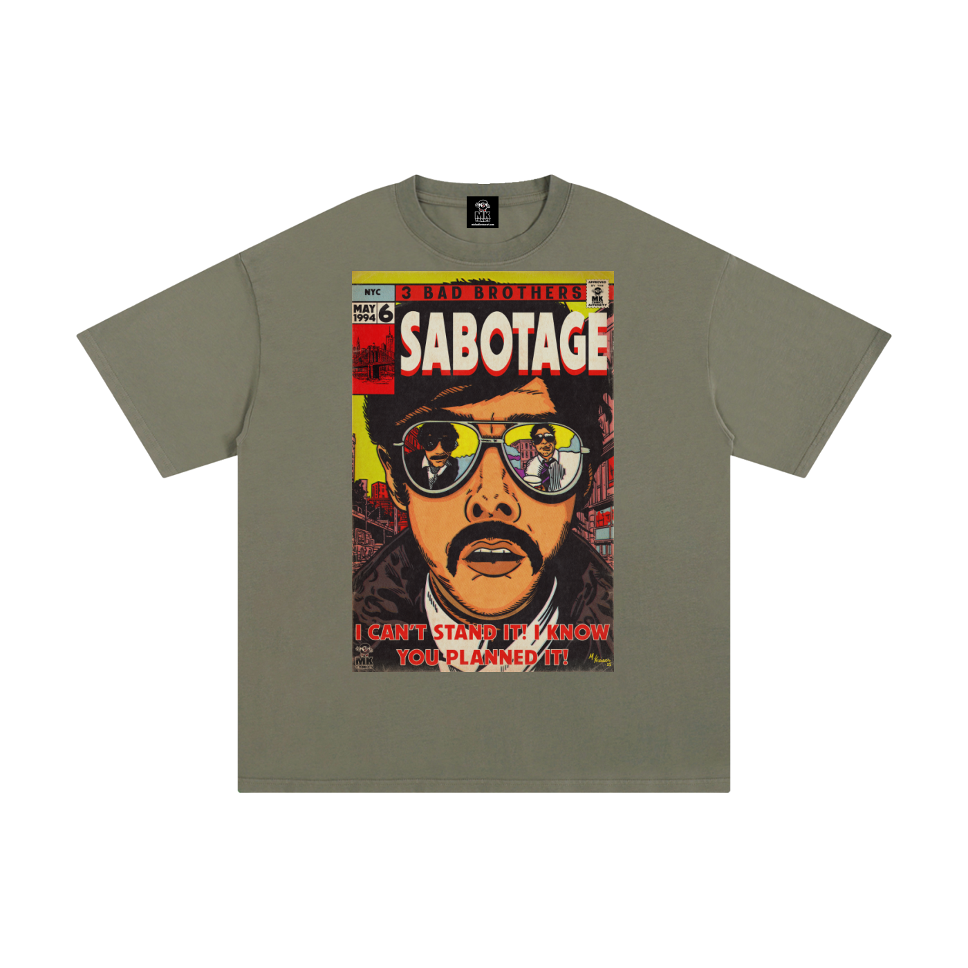 Sabotage - MK Classics - Unisex Pure Cotton T-Shirt