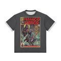 Paranoid Android - Contrast Cuff Cuffed T-Shirt