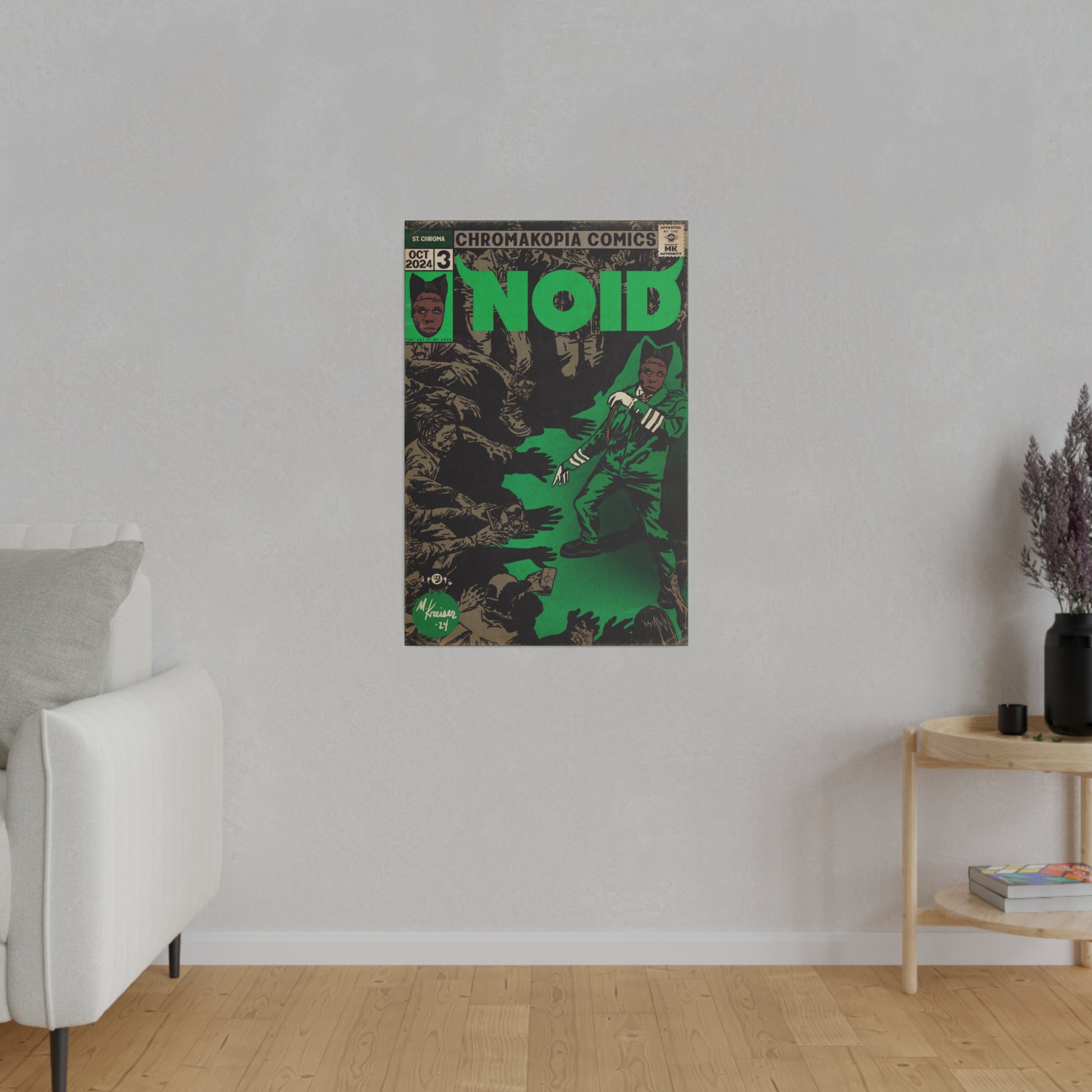 Noid - Matte Canvas, Stretched, 0.75"
