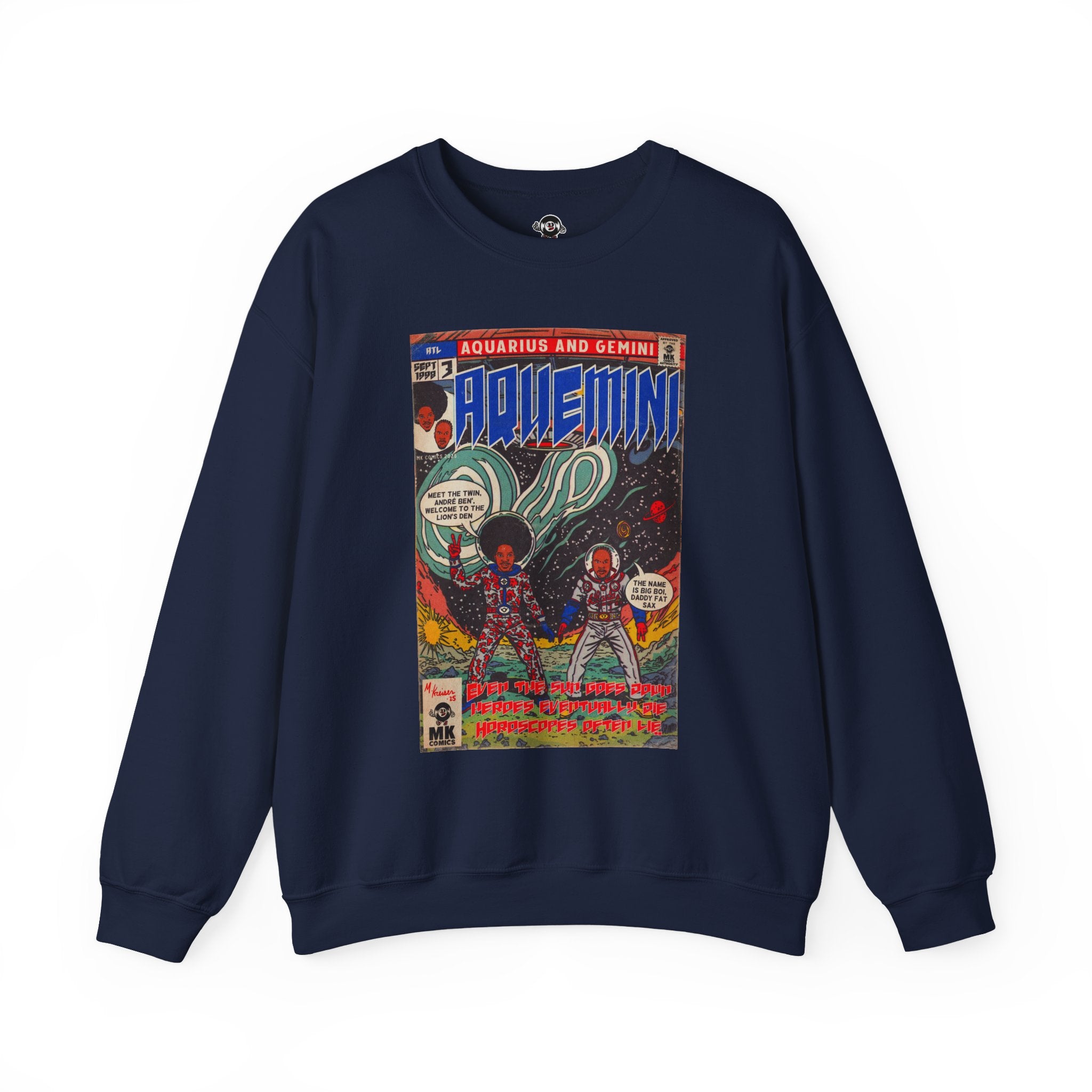 Aquemini - Comic Book Art - Unisex Heavy Blend™ Crewneck Sweatshirt
