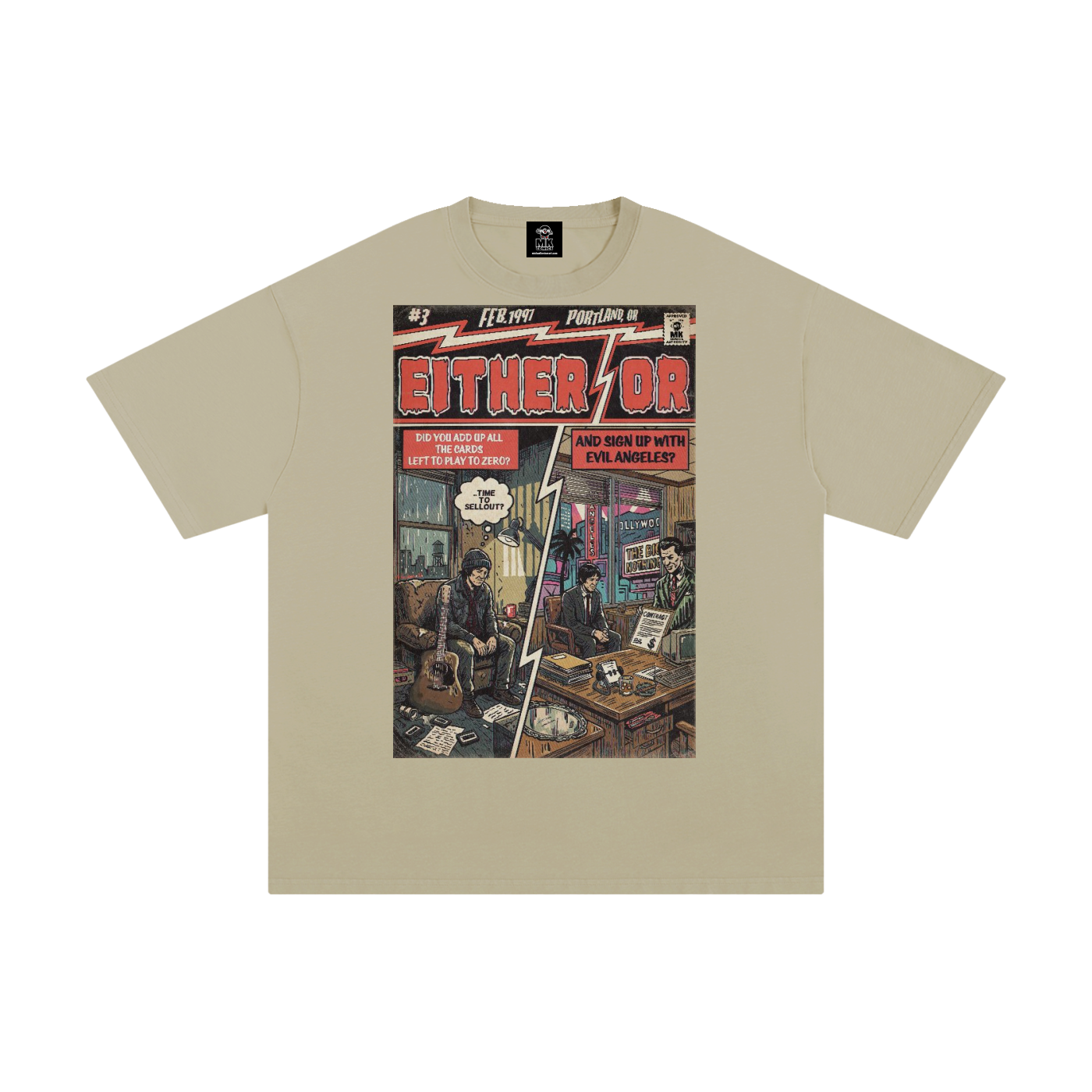 Either/Or - Unisex Pure Cotton T-Shirt