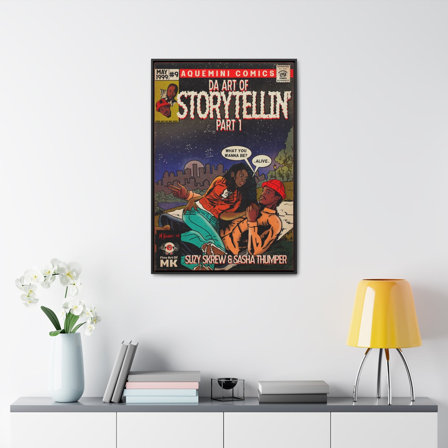 OutKast Da Art of Storytellin’ Part 1 - Gallery Canvas Wraps, Vertical Frame