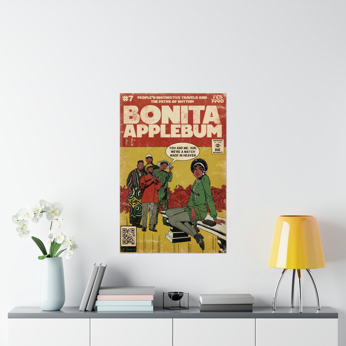 A Tribe Called Quest- Bonita Applebum- Vertical Matte Poster