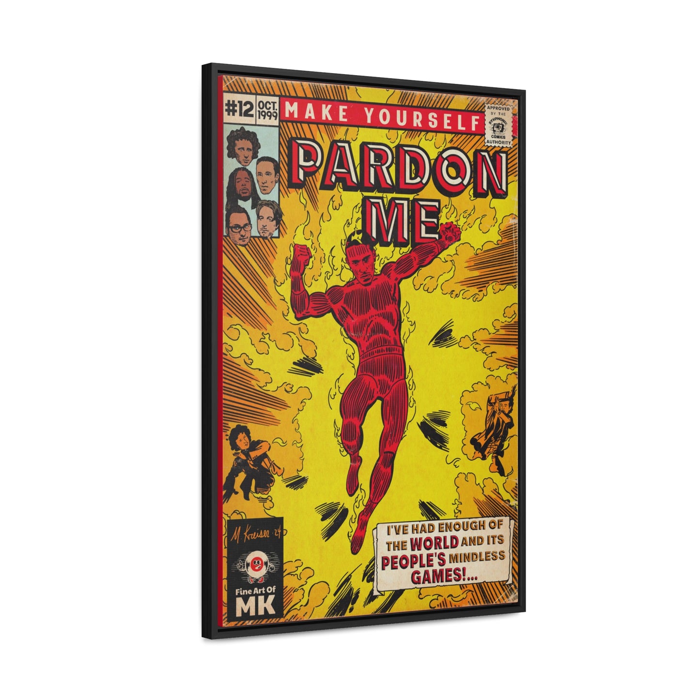 Incubus - Pardon Me - Gallery Canvas Wraps, Vertical Frame