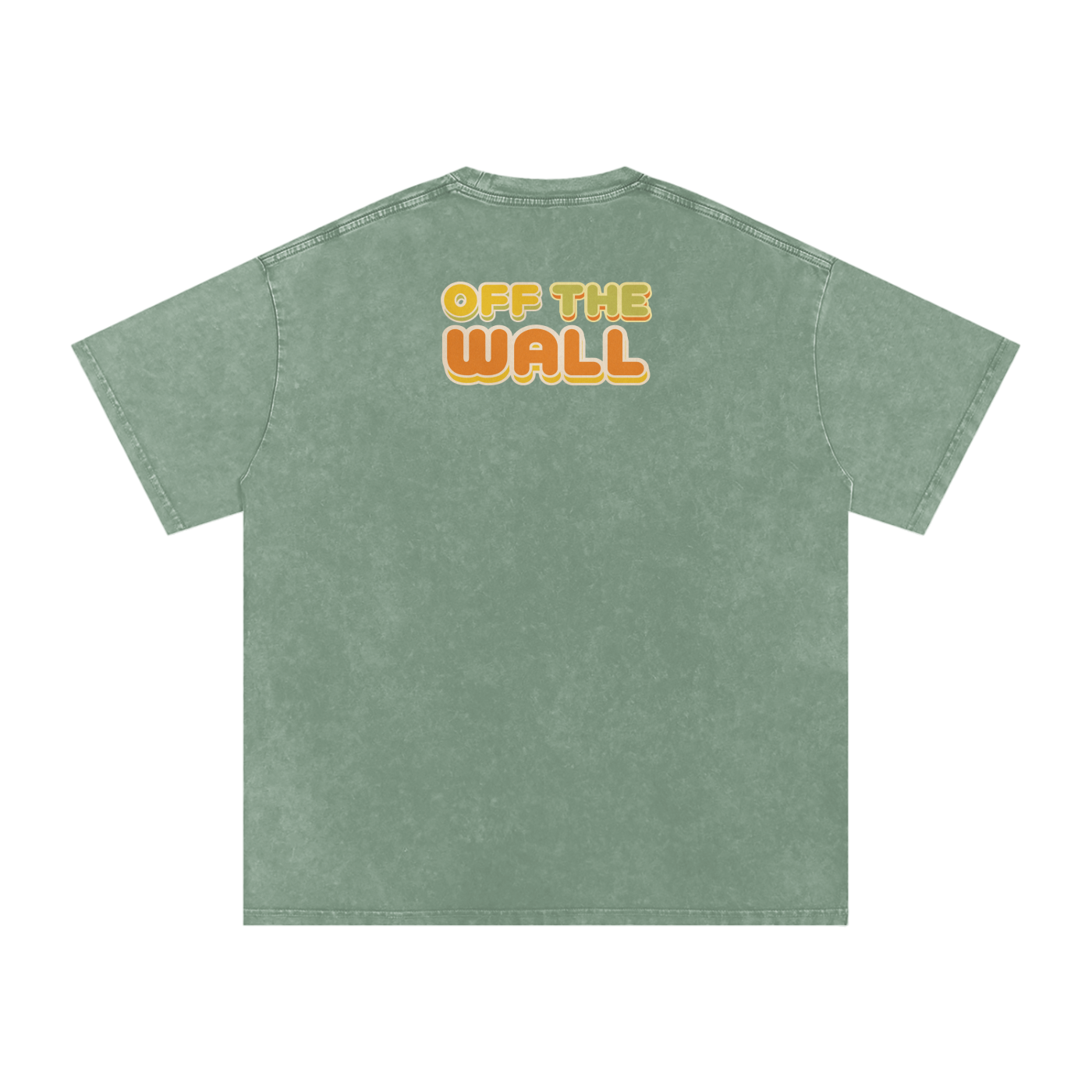 Off the Wall - Snow Washed Oversized Cotton T-Shirt