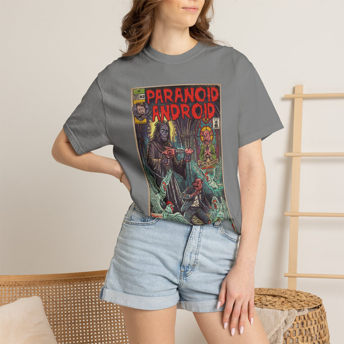 Paranoid Android – Unisex Comfort Colors T-Shirt