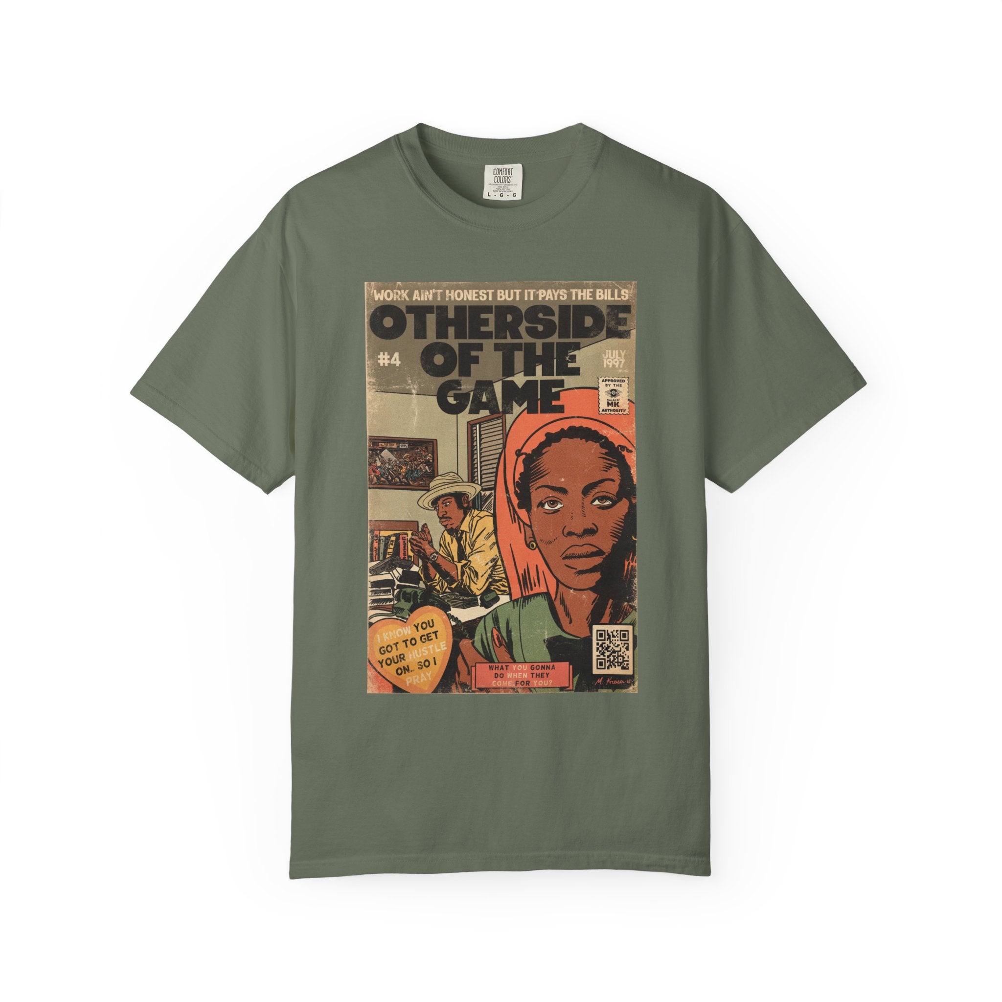 Otherside of the Game - Unisex Garment-Dyed T-shirt