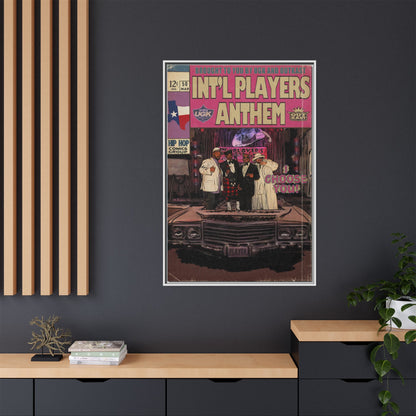 Int’l Players Anthem - Matte Canvas, Framed (Multi-color)