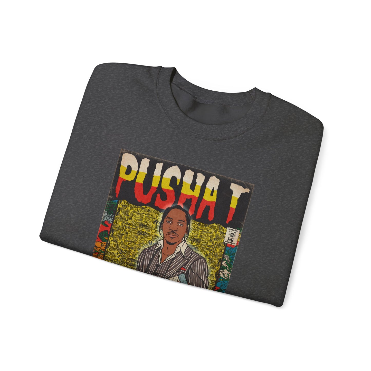 Pusha T - Comic Book Art - Unisex Heavy Blend™ Crewneck Sweatshirt