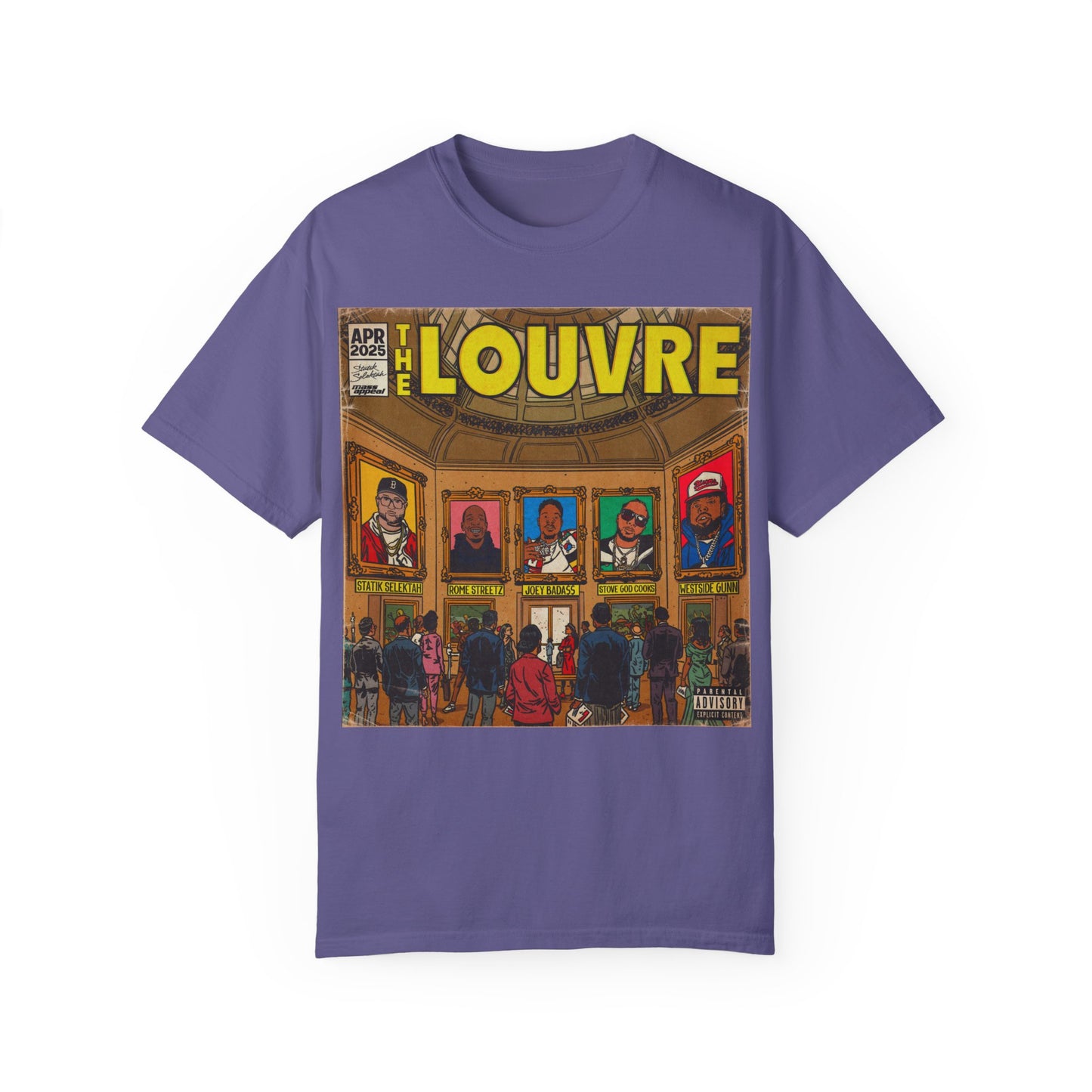 The Louvre - Statik Selektah & MK Collab - Unisex Comfort Colors T-shirt