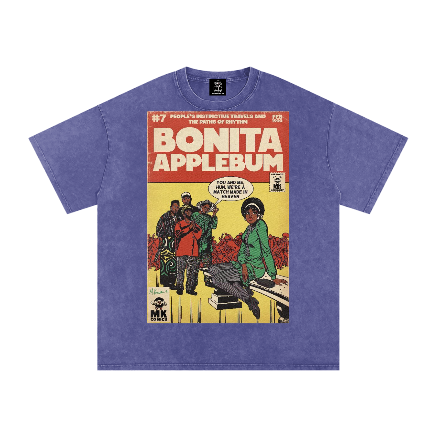 Bonita Applebum - Snow Washed Oversized Cotton T-Shirt