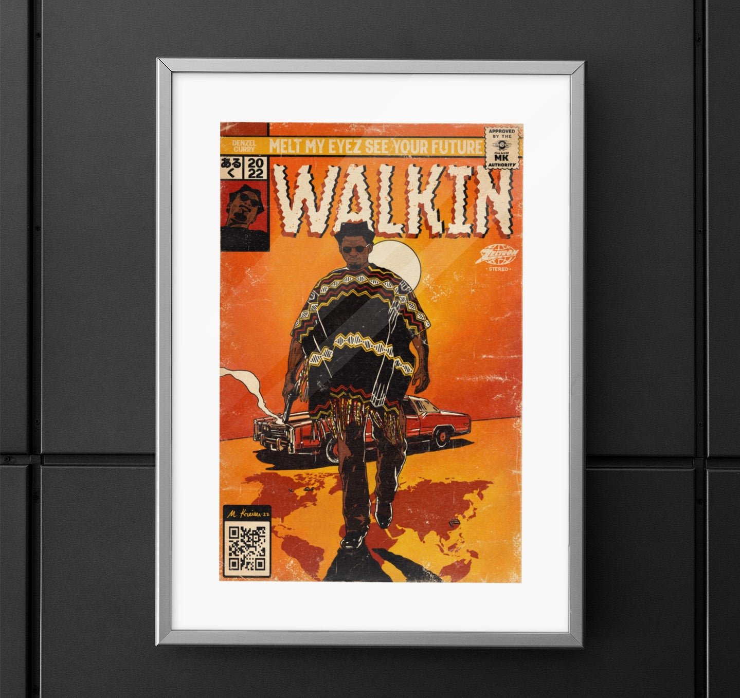 Denzel Curry - Walkin’ - Vertical Matte Posters