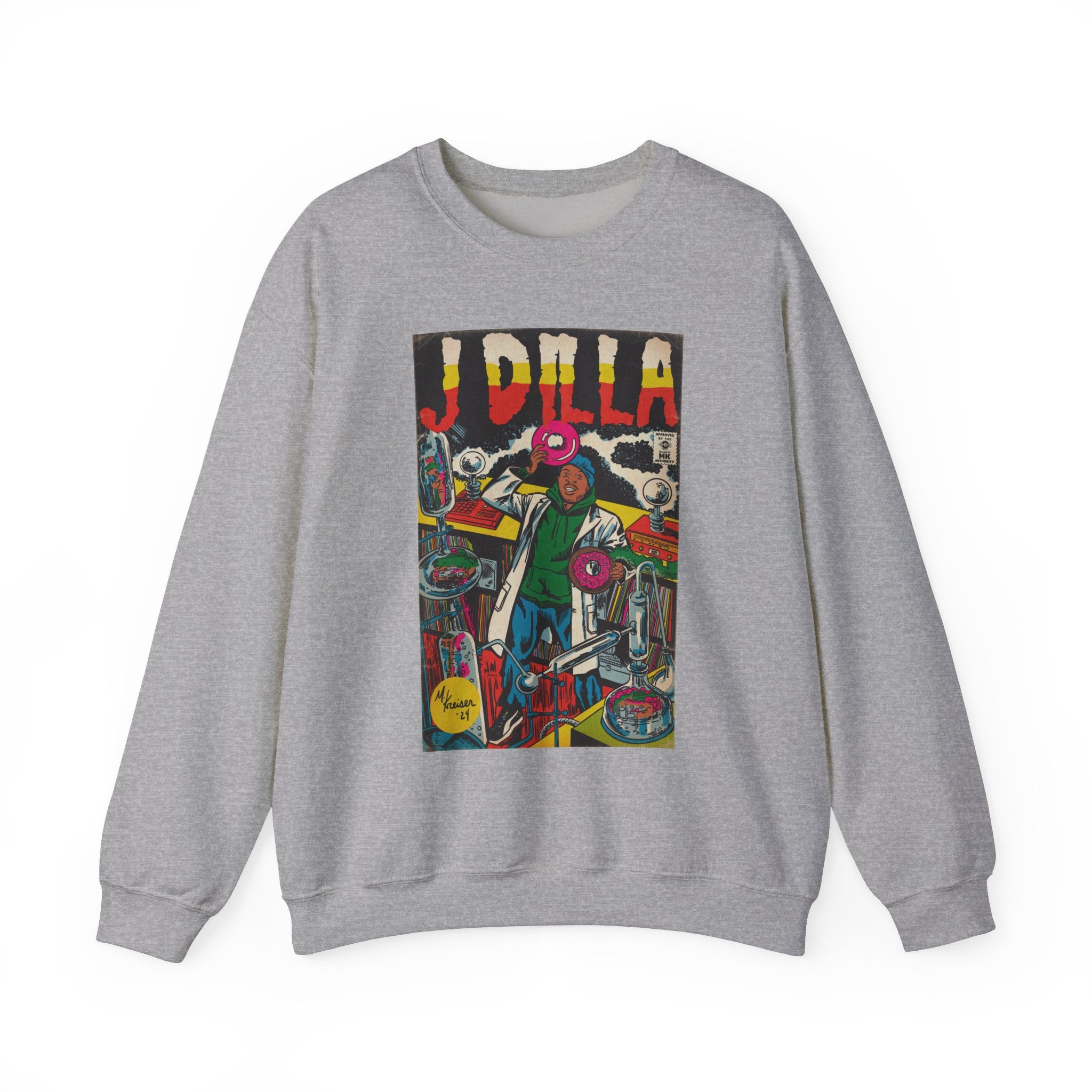 Dilla - Comic Book Art - Unisex Heavy Blend™ Crewneck Sweatshirt