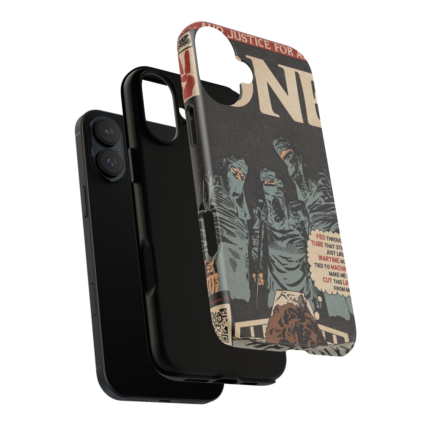 Metallica- One - Johnny Got His Gun Comic Book Art - Tough Phone Cases