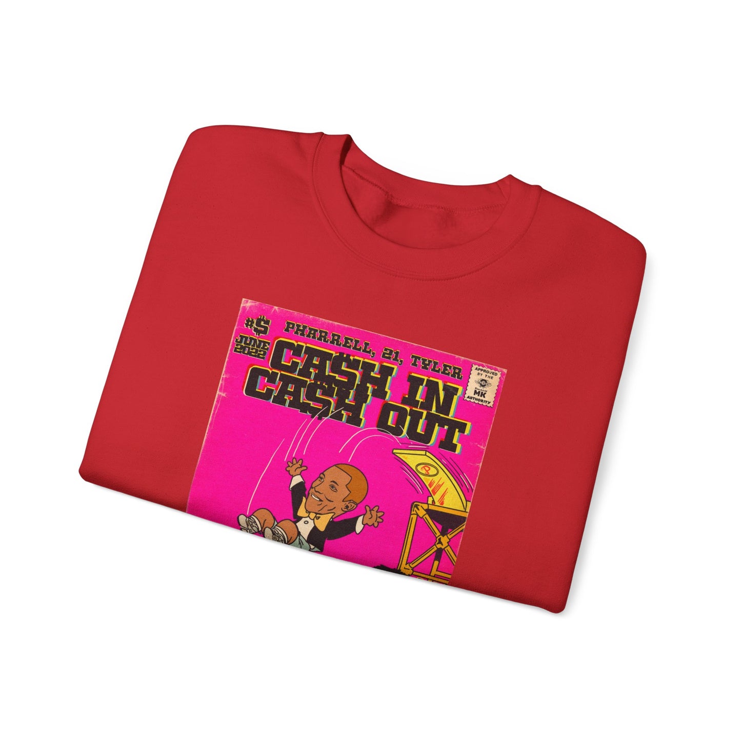Pharrell, 21 Savage & Tyler - Cash In Cash Out - Unisex Heavy Blend™ Crewneck Sweatshirt