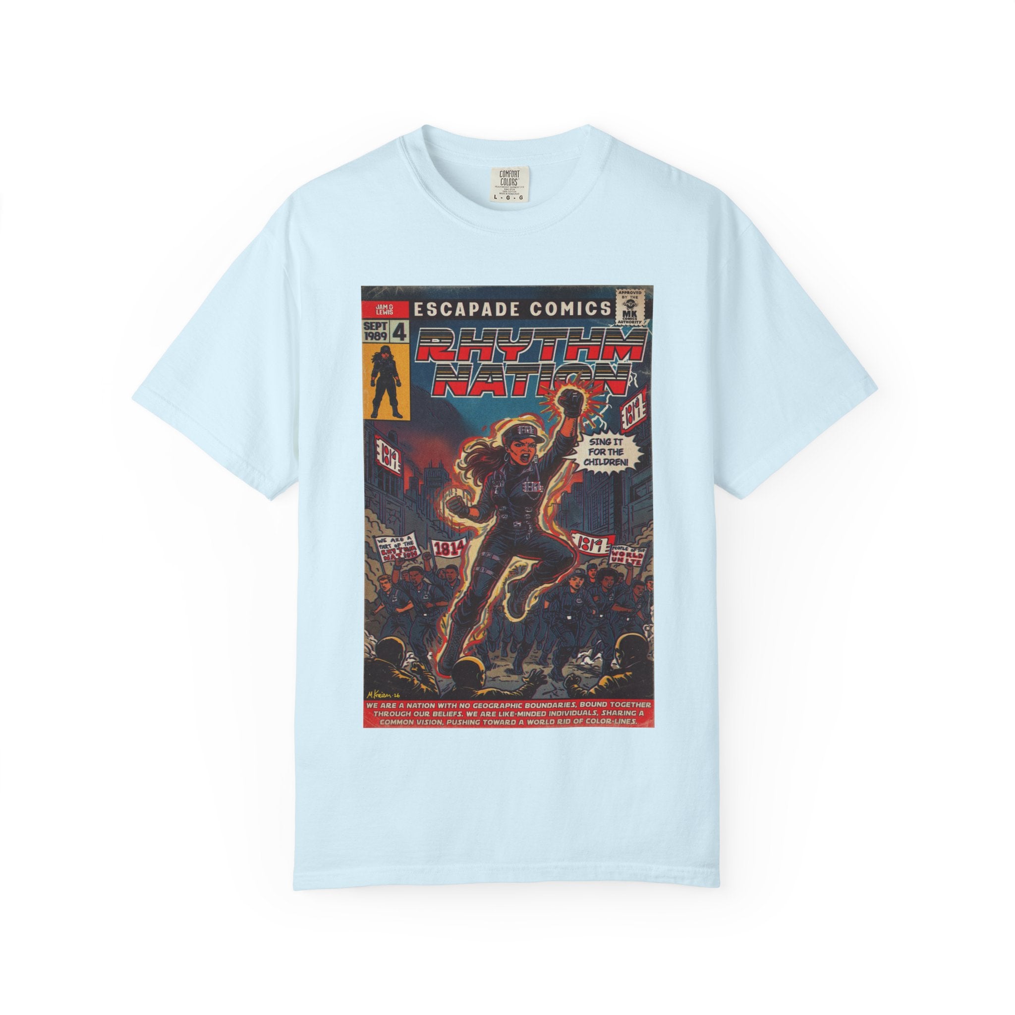 Rhythm Nation - Unisex Comfort Colors T-shirt
