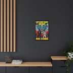 Let God Sort Em Out - Matte Canvas, Framed (Multi-color)