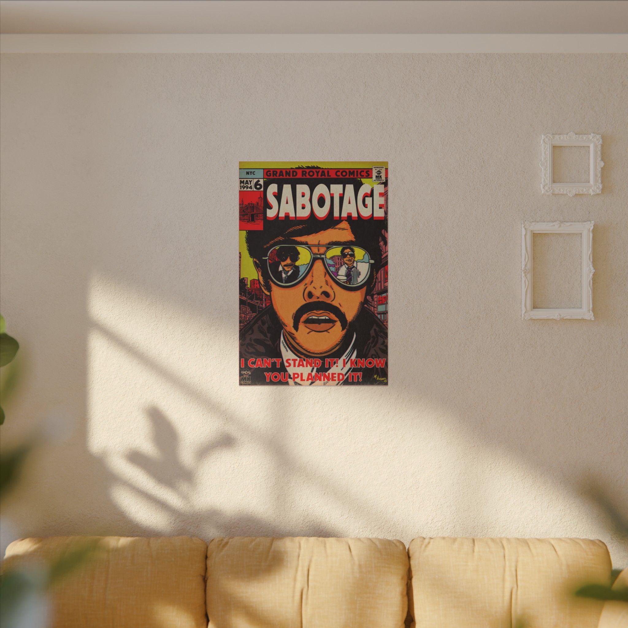 Sabotage - Matte Canvas, Stretched, 0.75" (Multi-Size)