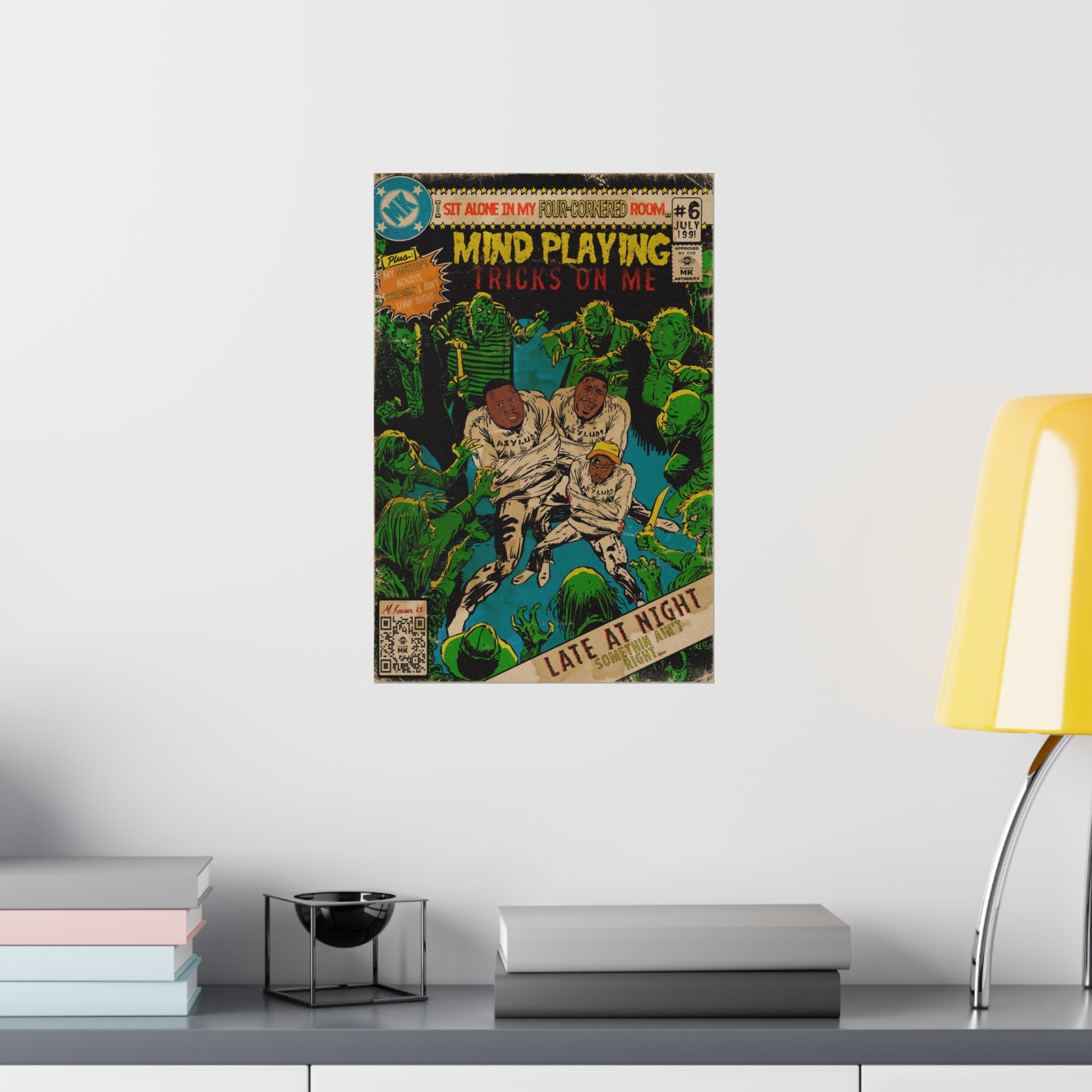 Mind Playing Tricks - Vertical Matte Poster