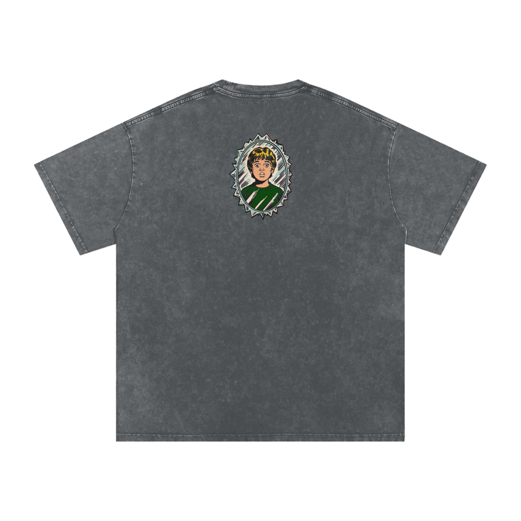 Tommy - Snow Washed Oversized Cotton T-Shirt