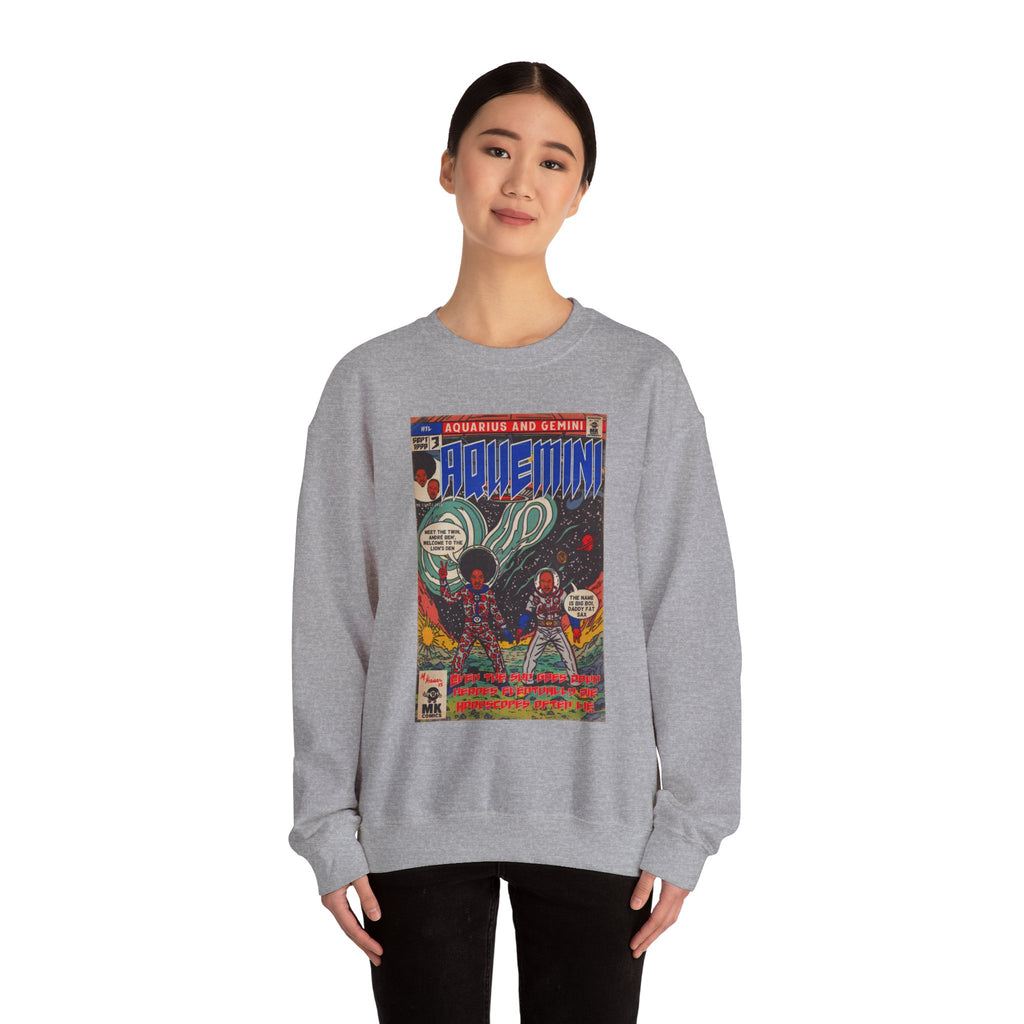 Aquemini - Comic Book Art - Unisex Heavy Blend™ Crewneck Sweatshirt