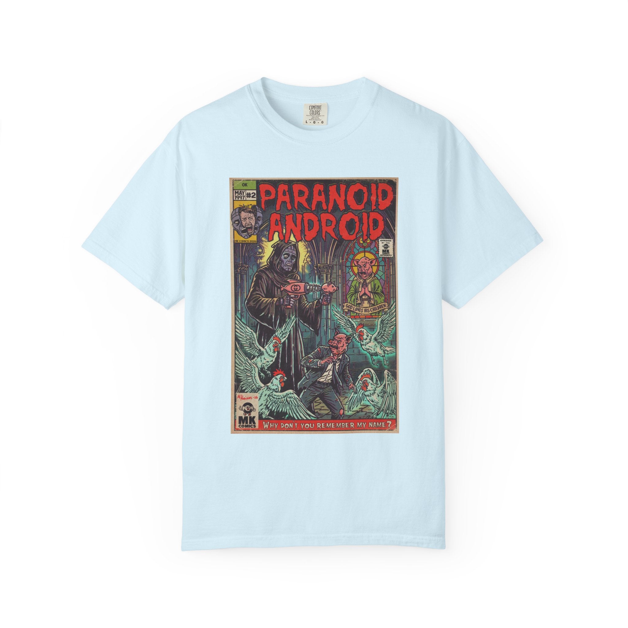 Paranoid Android - Unisex Comfort Colors T-shirt