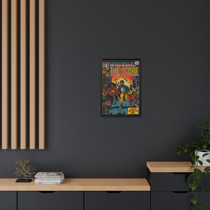 The Score - Matte Canvas, Framed (Multi-color)