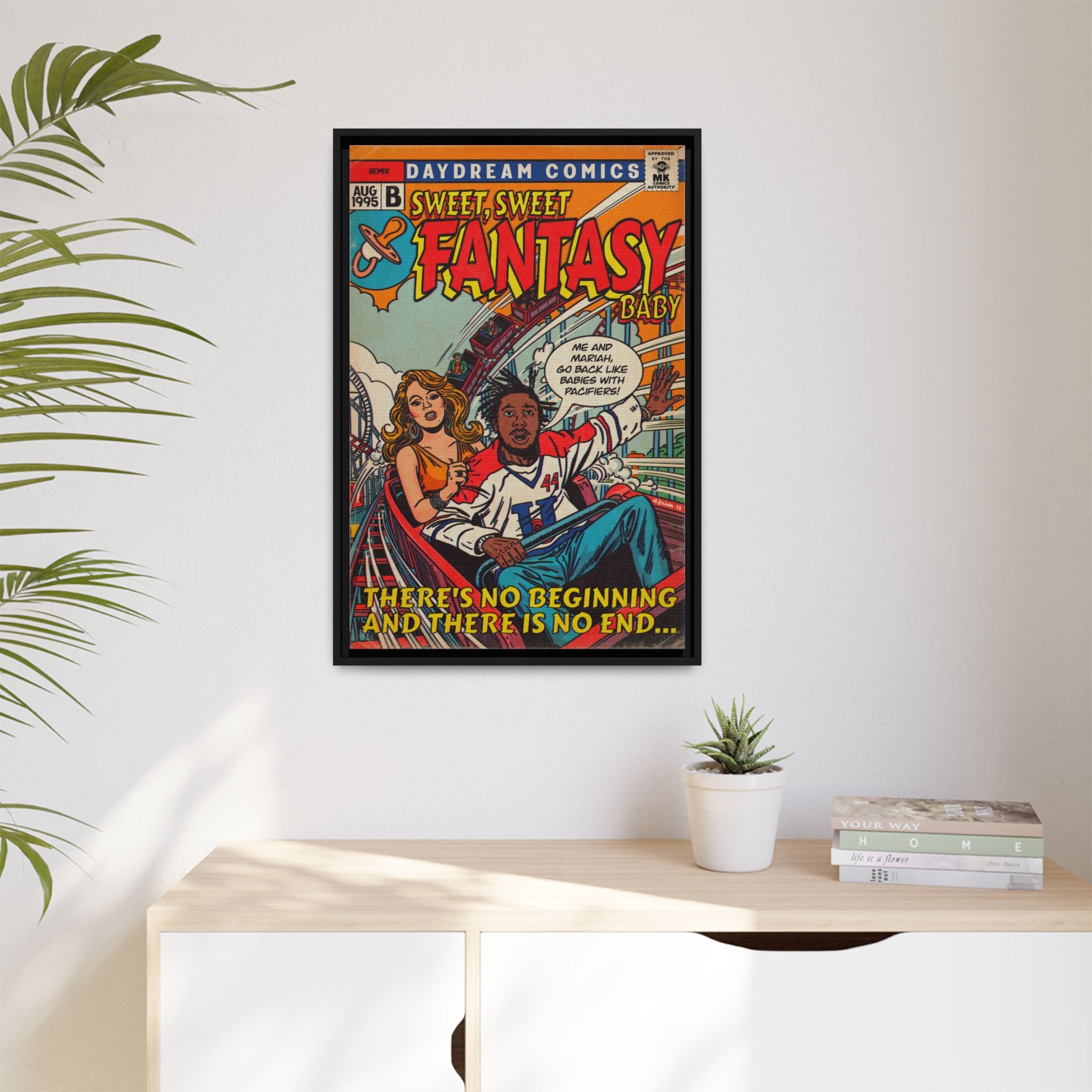 Fantasy Remix - Matte Canvas, Framed (Multi-color)