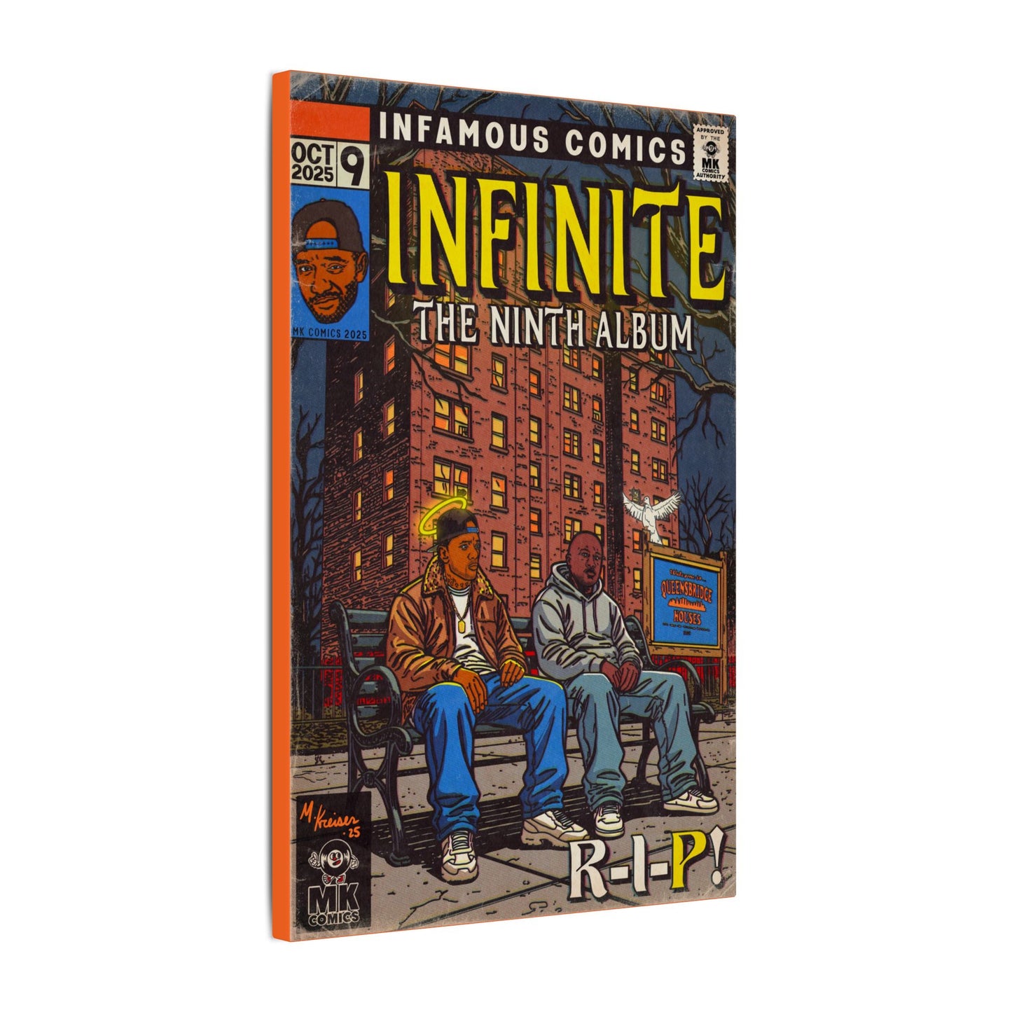Infinite - Comic Book Art - Matte Canvas, Stretched, 0.75" (Multi-Size)