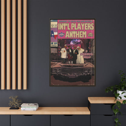 Int’l Players Anthem - Matte Canvas, Framed (Multi-color)
