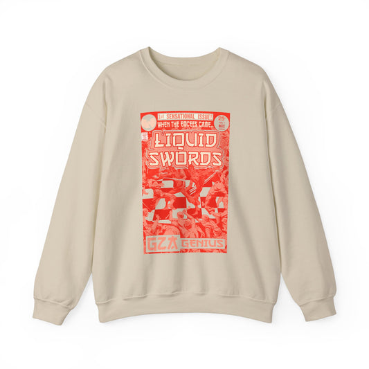 GZA - Liquid Swords - RED VARIANT - Unisex Heavy Blend™ Crewneck Sweatshirt
