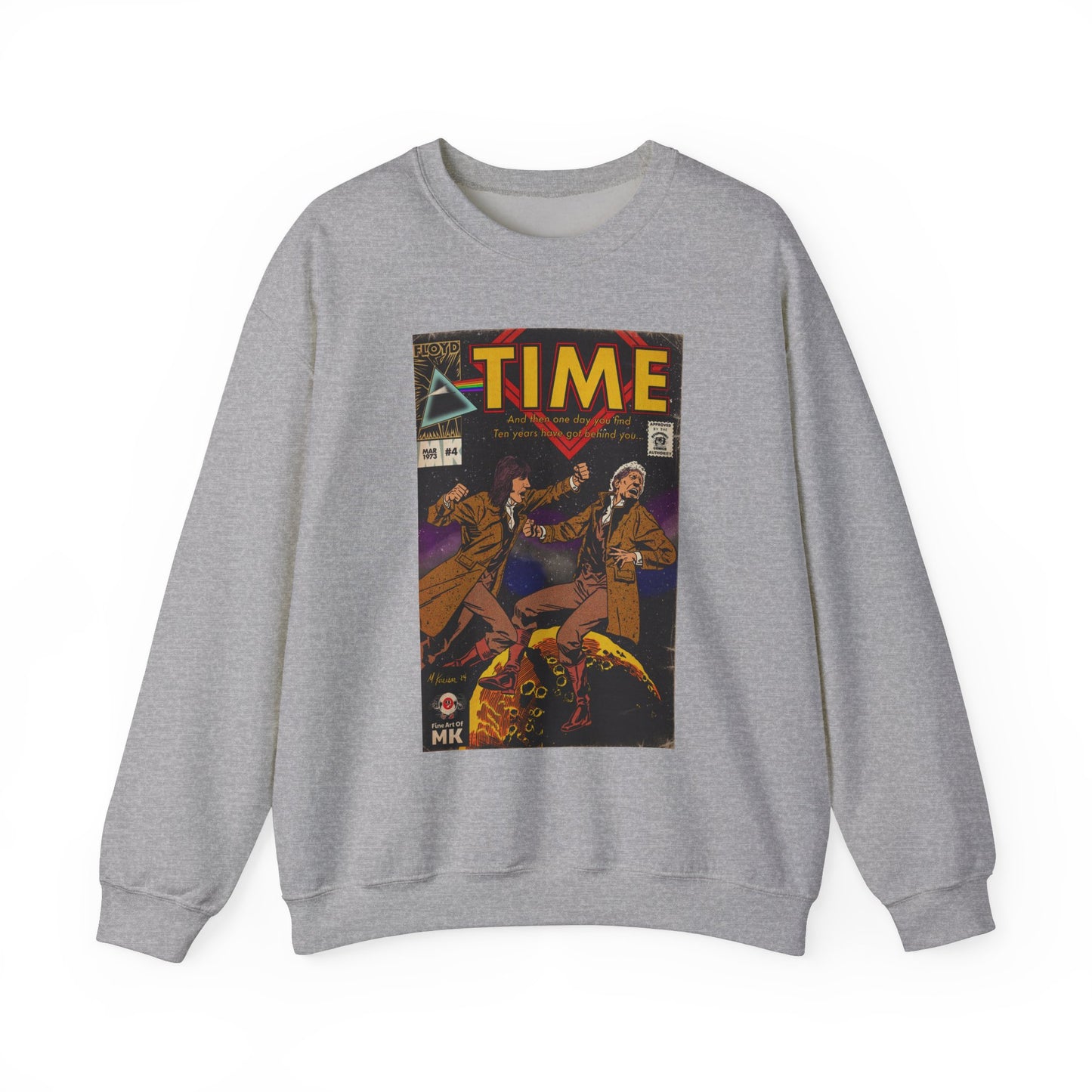 Pink Floyd- Time - Unisex Heavy Blend™ Crewneck Sweatshirt