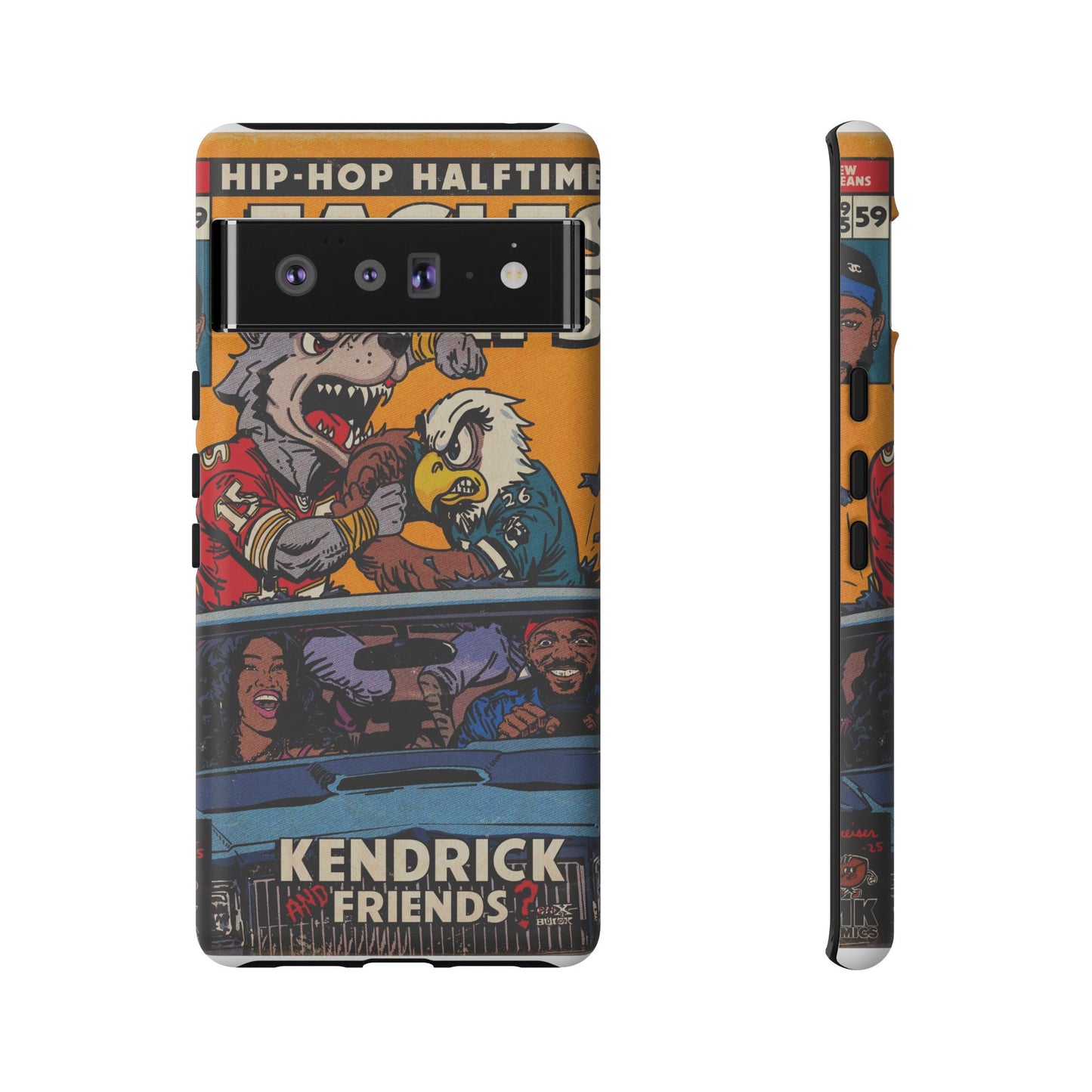 Kendrick & SZA - 2025 Halftime - Eagles vs Chiefs - Tough Phone Cases