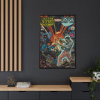 Analog vs. Digital - Matte Canvas, Framed (Multi-color)