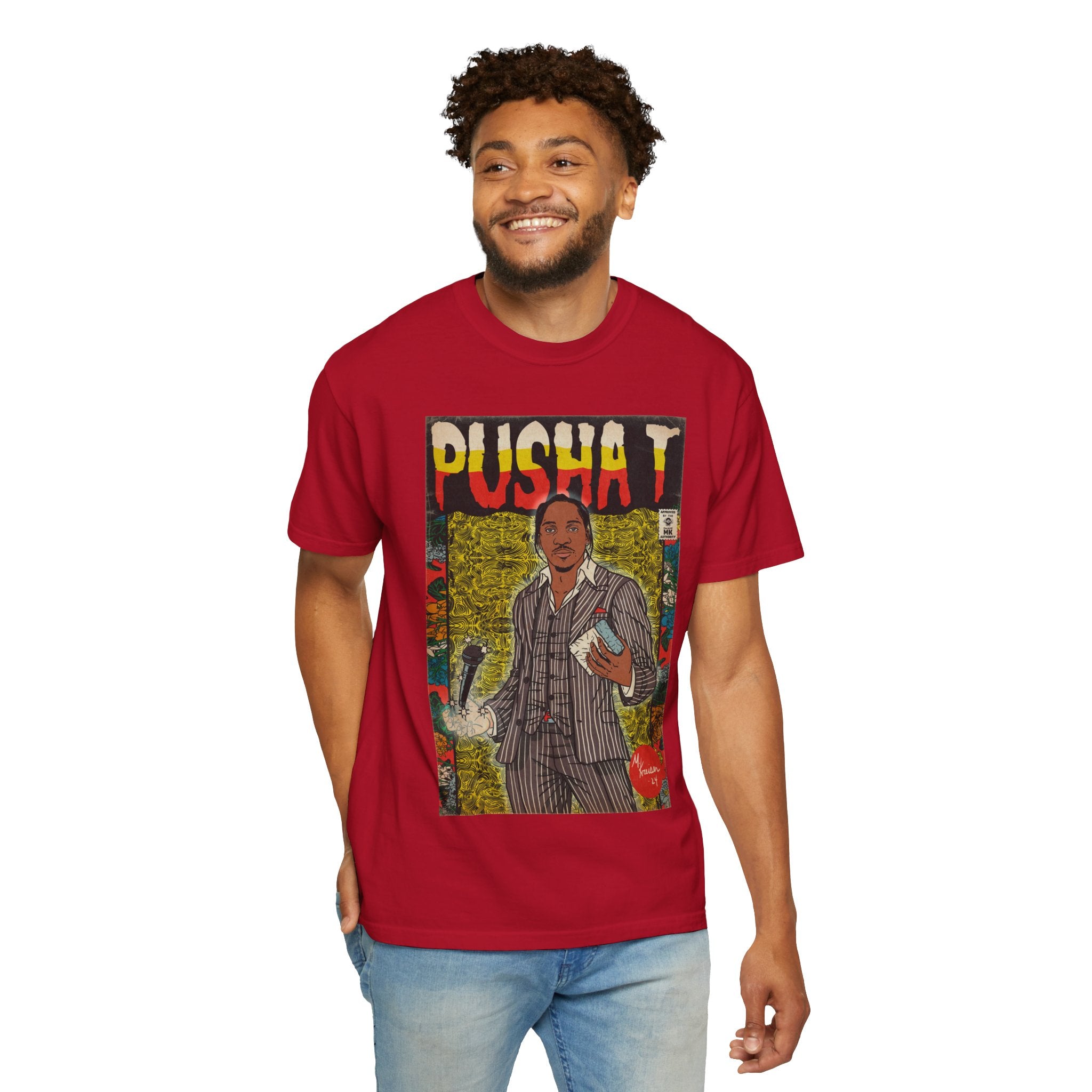 Push - Comic Book Art - Unisex Comfort Colors T-shirt