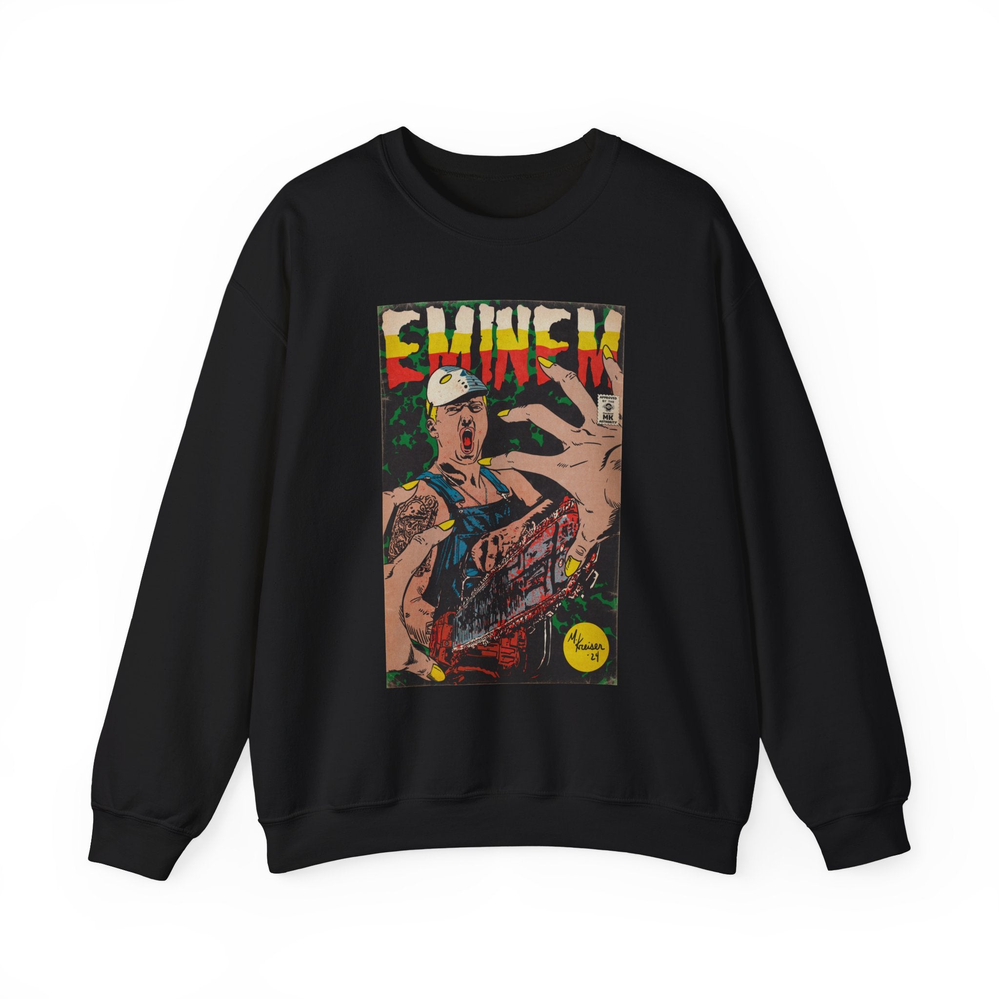 Em - Comic Book Art - Unisex Heavy Blend™ Crewneck Sweatshirt