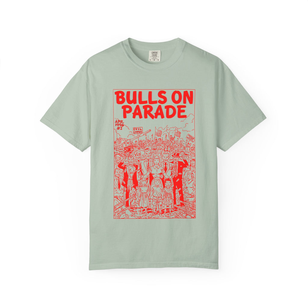 Bulls Parade - RED - Unisex Comfort Colors T-shirt