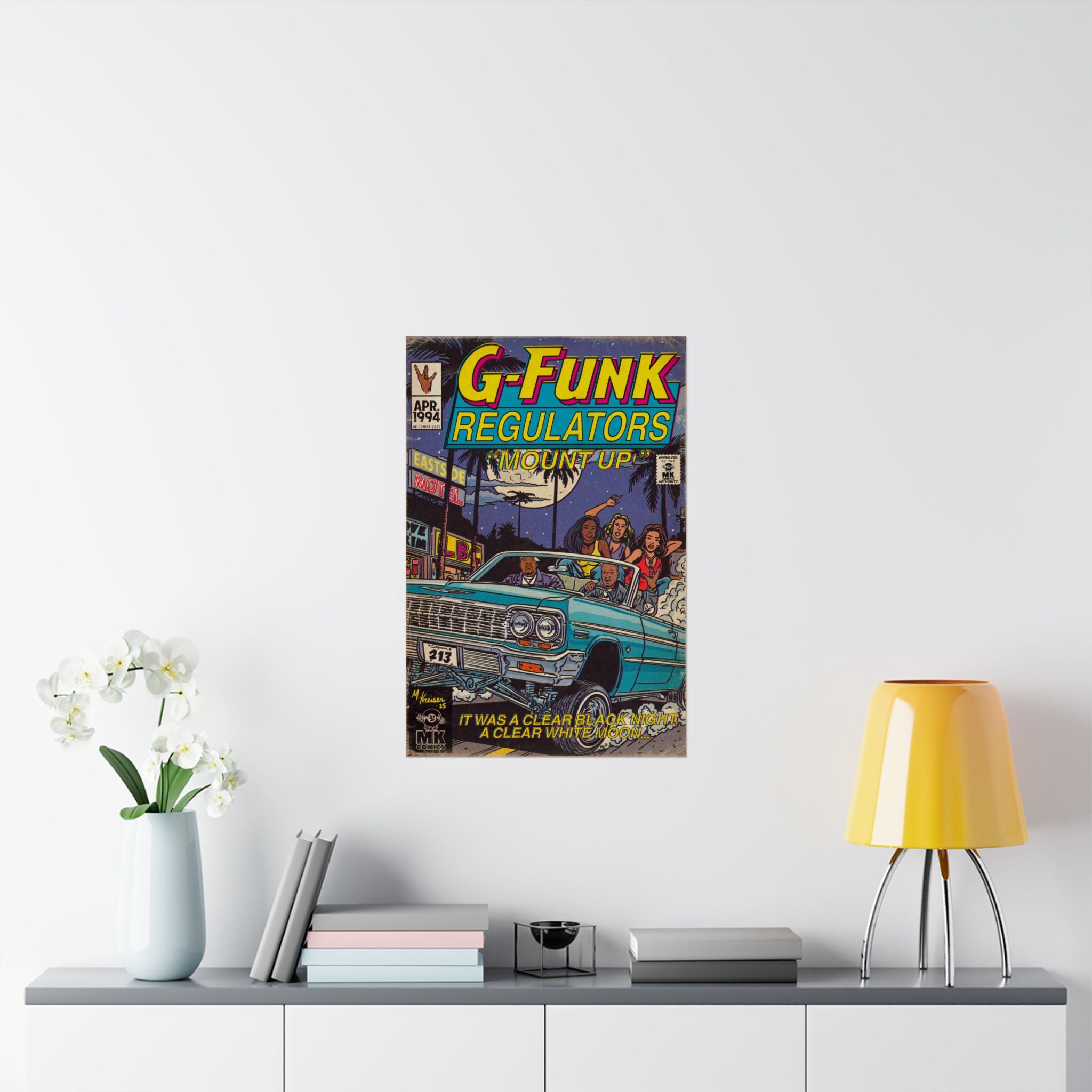1994 Warren G Poster【GRAIL】非売品　Originals Regulate Warren G Nate Dogg Matte Poster – Hip Hop Art Print