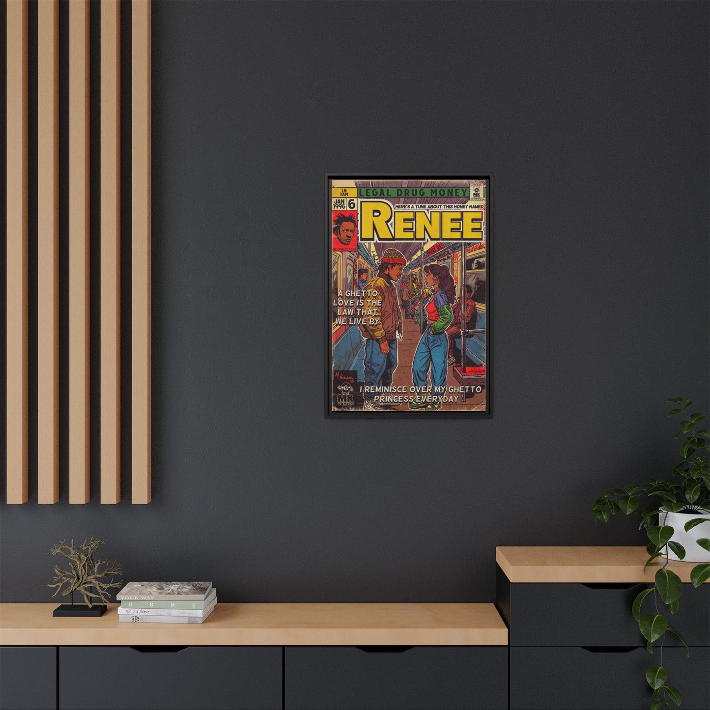 Lost Boyz - Renee - Matte Canvas, Framed (Multi-color)