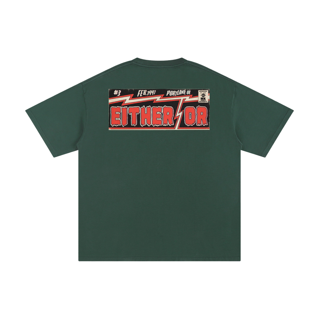 Either/Or - Unisex Pure Cotton T-Shirt